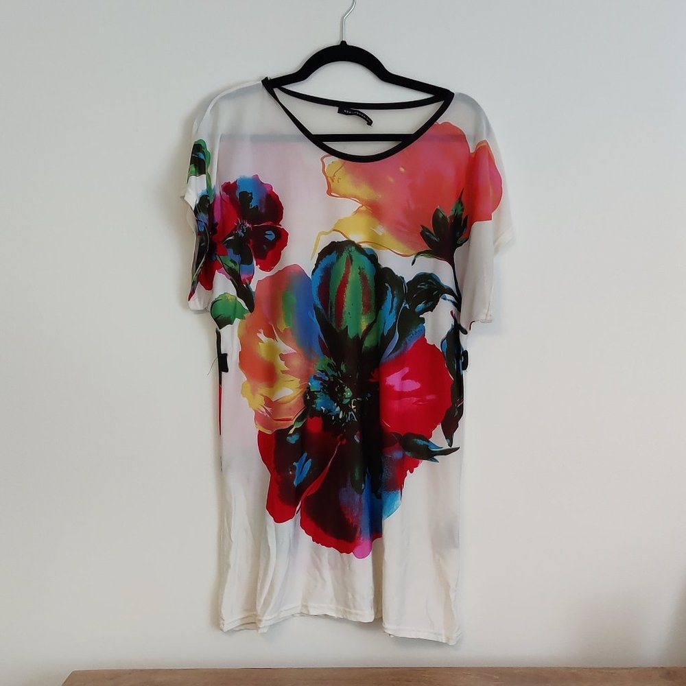 Vibrant Flowery Dress/Shirt